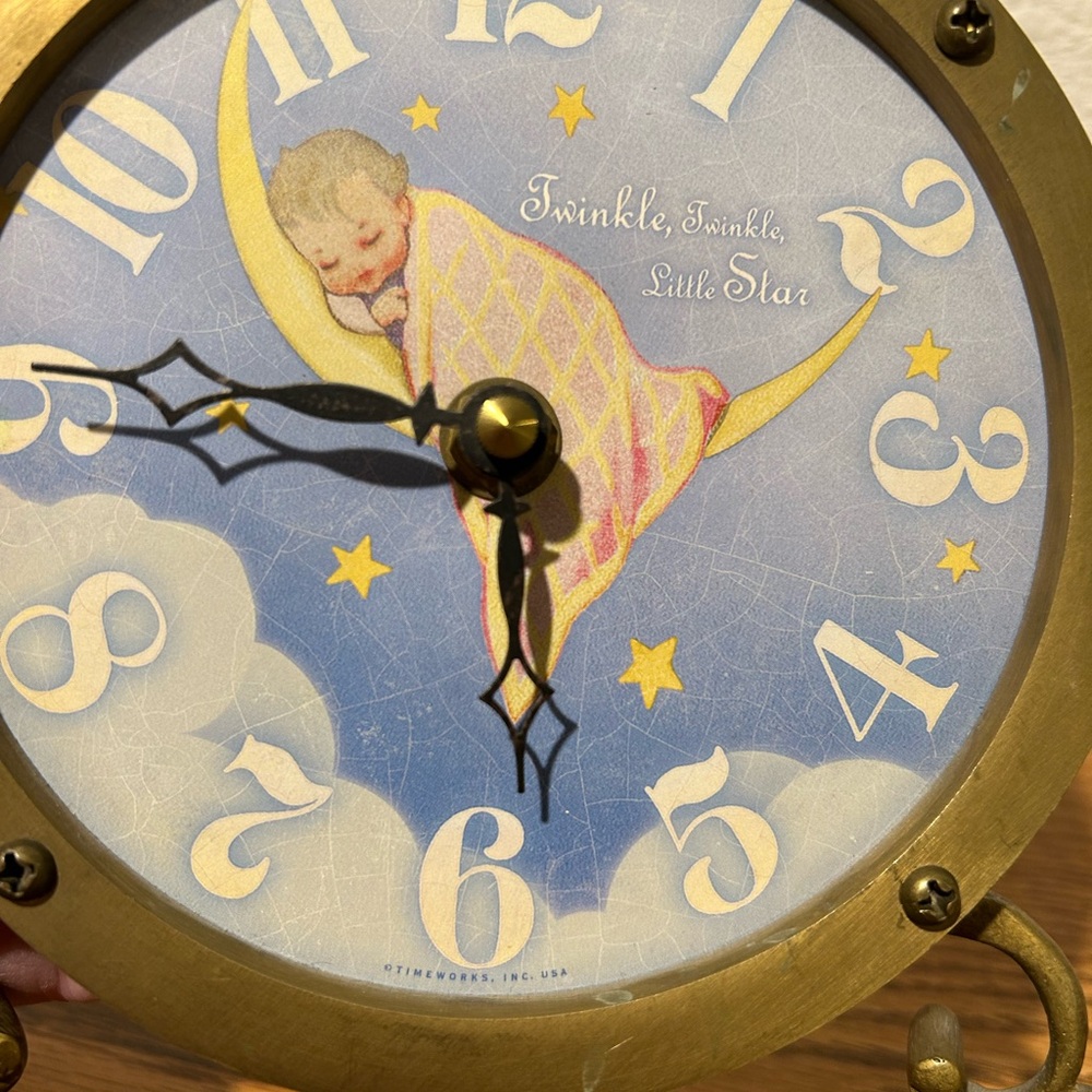 Brass Timeworks Battery Operated Clock - Picture 4 of 8